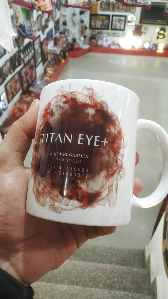 customised white mug printing in uttam nagar, new delhi