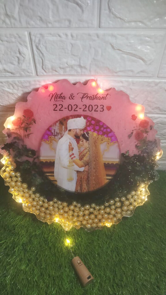 Varmala preservation in Uttam Nagar, Delhi , Wedding Garland flower Resin Art near me