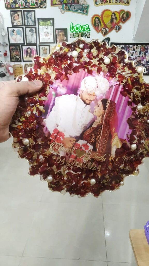 Varmala preservation in Uttam Nagar, Delhi , Wedding Garland flower Resin Art near me