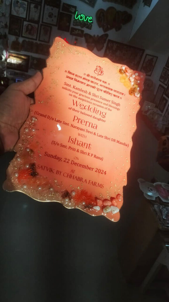 Varmala preservation in Uttam Nagar, Delhi , Wedding Garland flower Resin Art near me