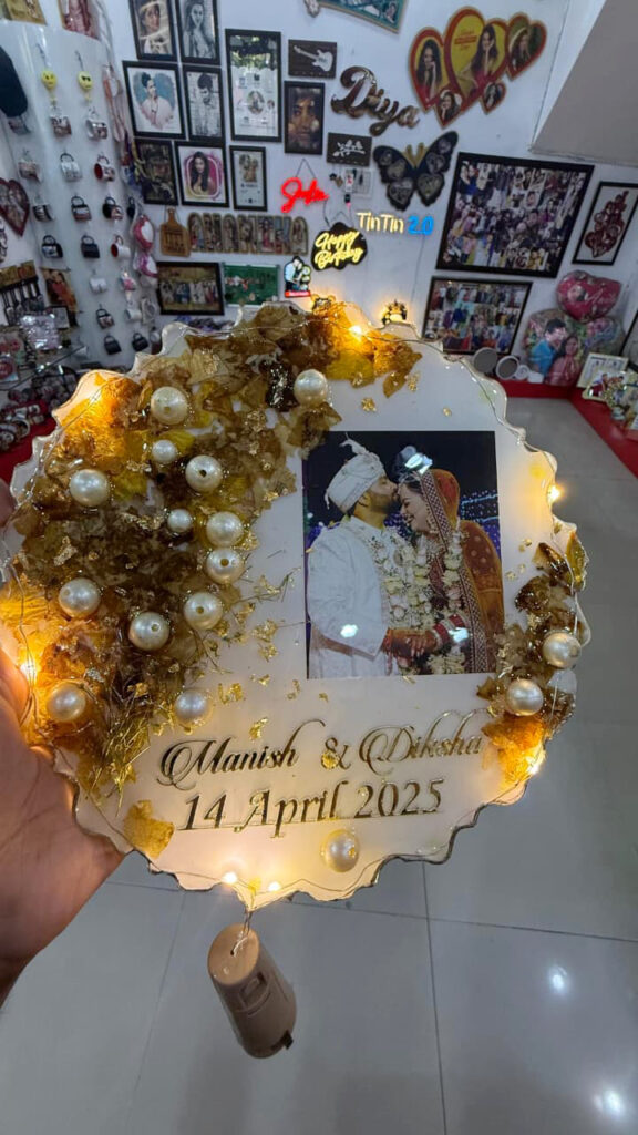 Varmala preservation in Uttam Nagar, Delhi , Wedding Garland flower Resin Art near me