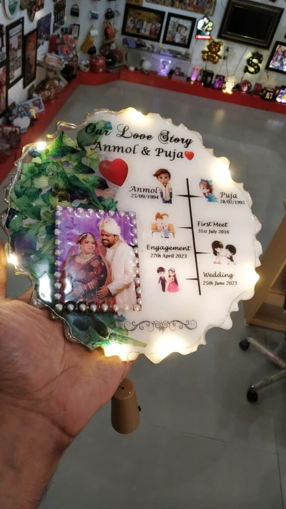 Varmala preservation in Uttam Nagar, Delhi , Wedding Garland flower Resin Art near me