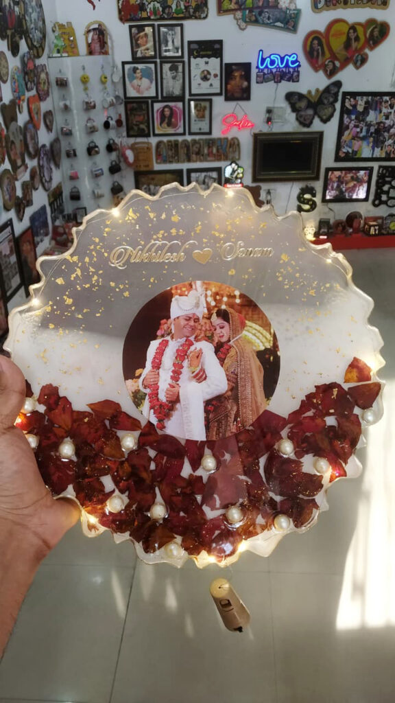 Varmala preservation in Uttam Nagar, Delhi , Wedding Garland flower Resin Art near me