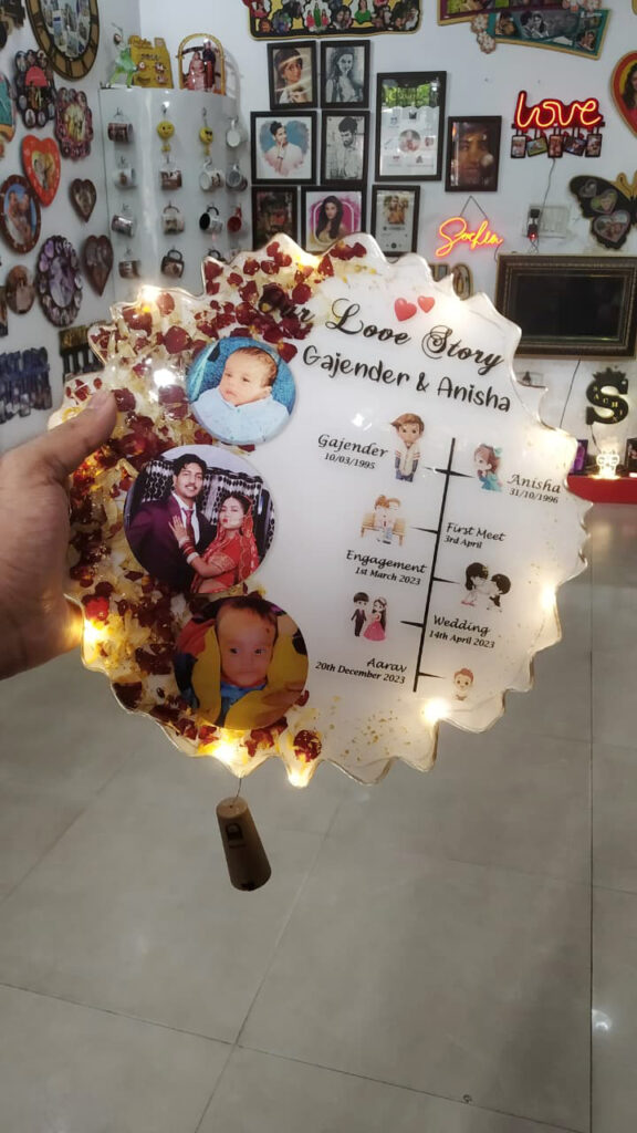 Varmala preservation in Uttam Nagar, Delhi , Wedding Garland flower Resin Art near me