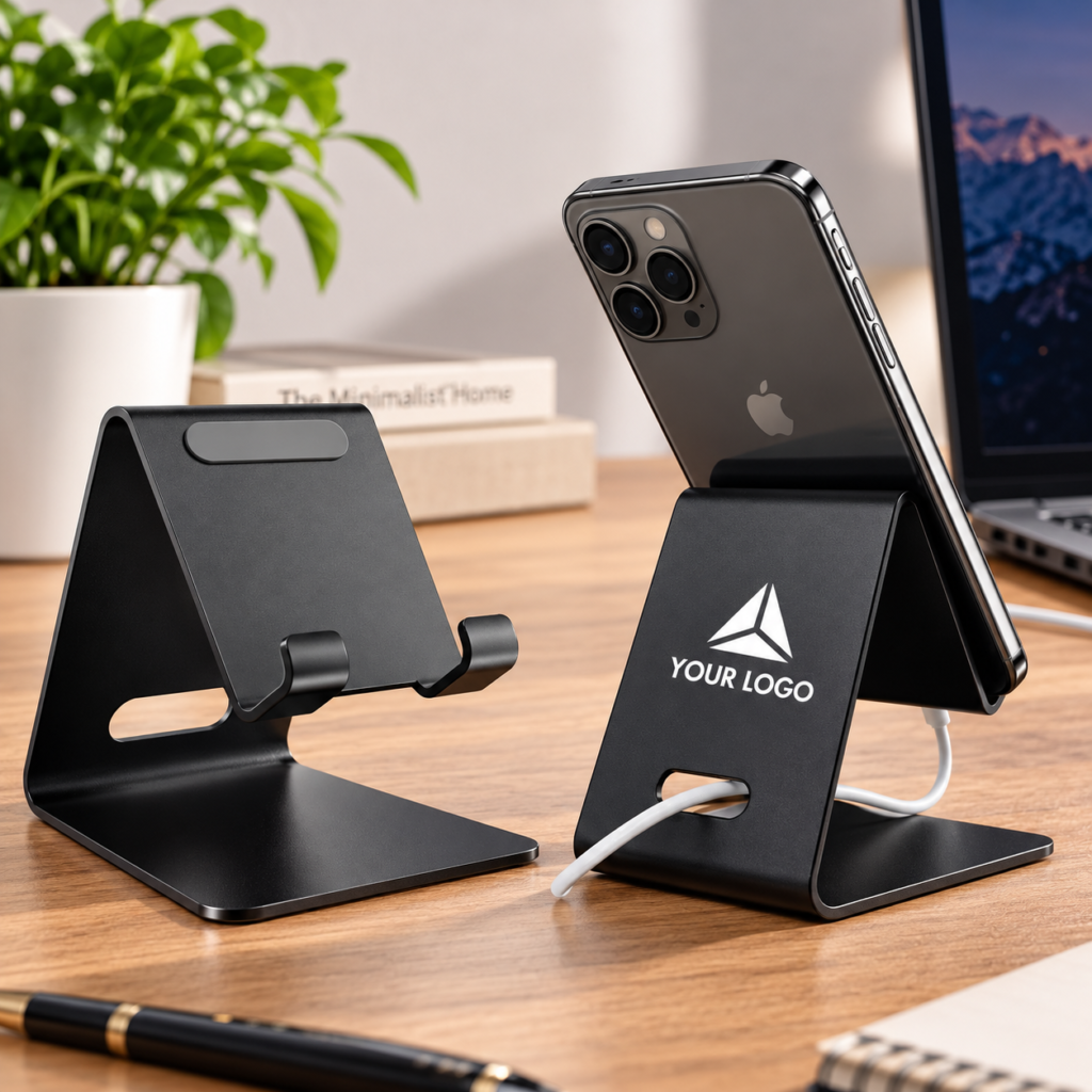 customized metal mobile stand with logo print uttam nagar, delhi