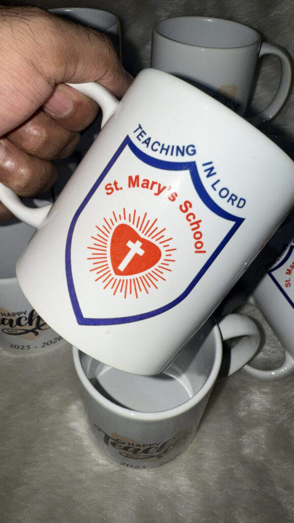 school logo mug printing bulk uttam nagar delhi